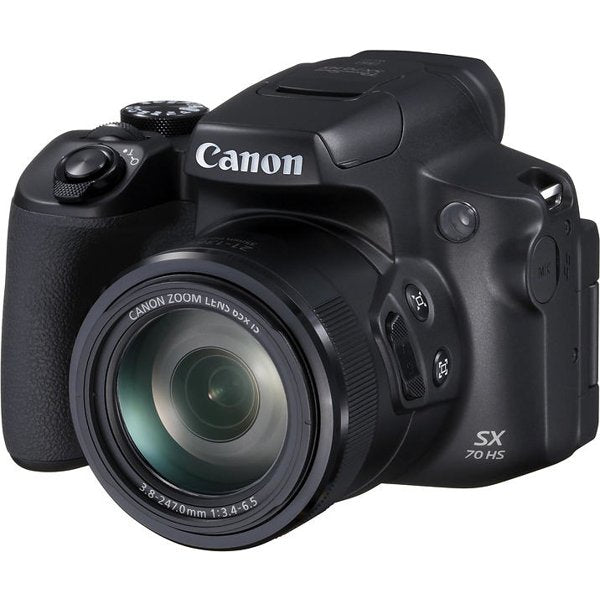 Canon PowerShot SX70 HS 20.3MP 65x Digital Camera Black