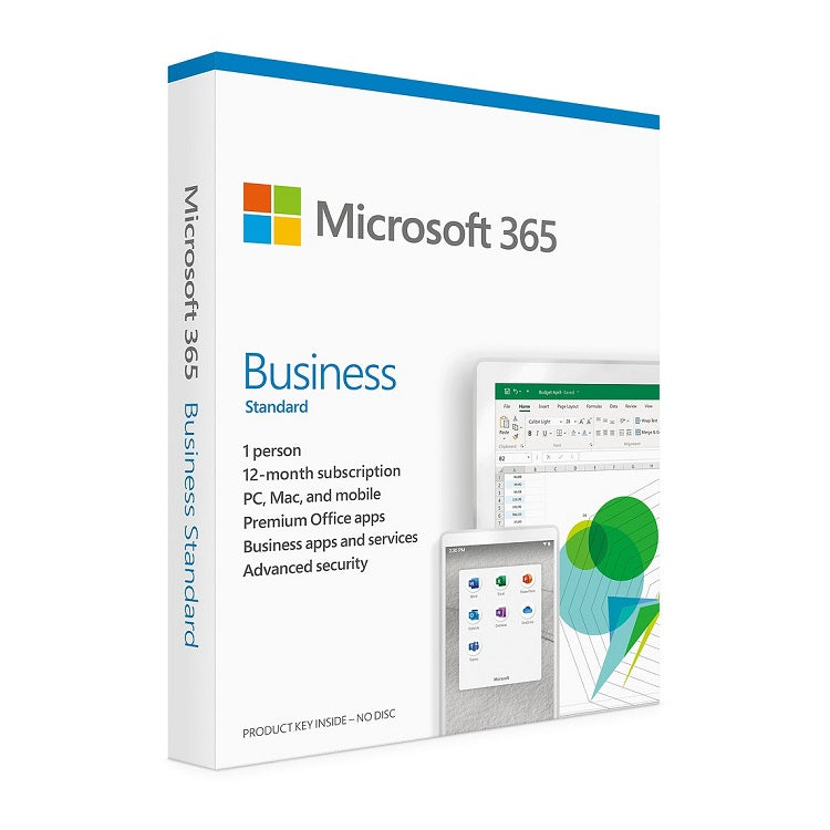 Microsoft 365 Business Standard 1 Year Subscription for 1 User